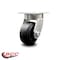 Service Caster 4 Inch Kingpinless Rubber on Steel Wheel Swivel Top Plate Caster SCC-KP30S420-RSR - alternate 5